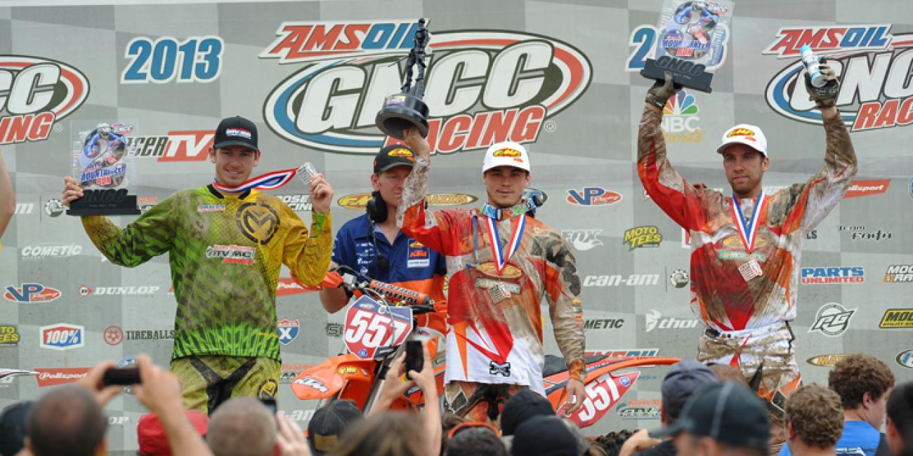 Kailub Russell Wins the 2nd Annual Parts Unlimited Mountaineer Run GNCC