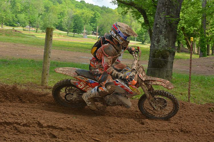 Stew Baylor was running in the top 10 before pulling out of the race