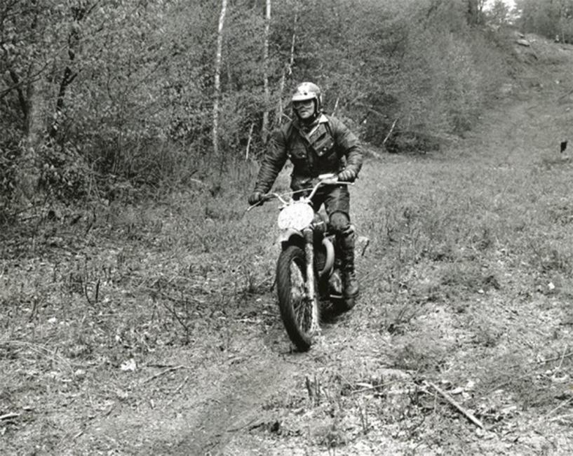 John Penton became hooked on motorcycles after restoring his father's 1914 harley Davidson with his brothers