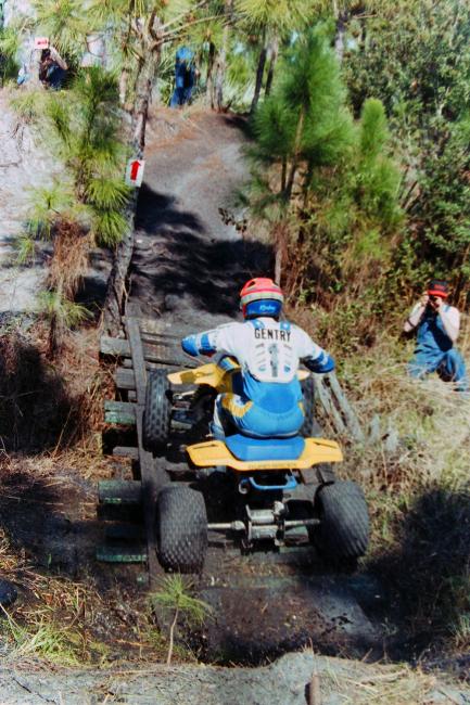 We'll be in Florida before we know it, so here's a cool shot from the 1987 Cocoa Beach GNCC. Rodney Gentry may be sporting a number 1 plate, and did come away with the Cocoa Beach win. However, that was Gentry's only GNCC win and he never claimed a GNCC title. Rodney was the first GNC (Grand National Championship) champion back when ATV riders contended both motocross and flat track events in order to claim the GNC title.
