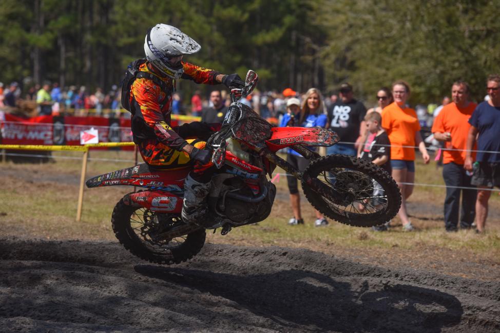 Chris Bach made his return to the overall podium with a third place finish at round one Photo: Hill