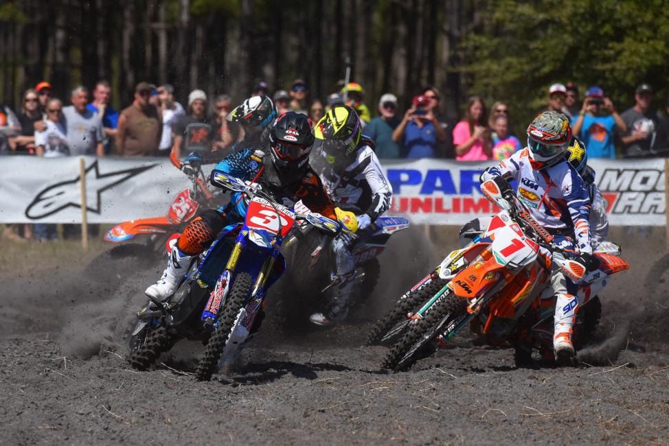 Jordan Ashburn took the $250 All Balls Racing XC1 Holeshot Award Photo: Hill