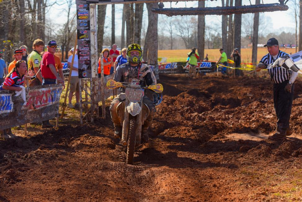 DuVall put on a hard charge to finish atop the podium for the first time in 2015 Photo: Ken Hill