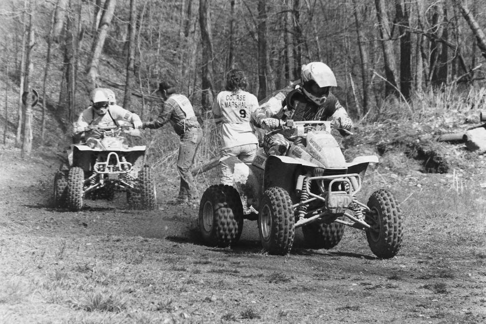 Who remembers the days when the checkpoints in the woods consisted of having to stop to have your card punched? That’s what’s going on here… And I’m sure anyone who has ever ‘worked the punch’ will tell you that it’s a job that will almost cost you your arm when a racer takes off too soon!