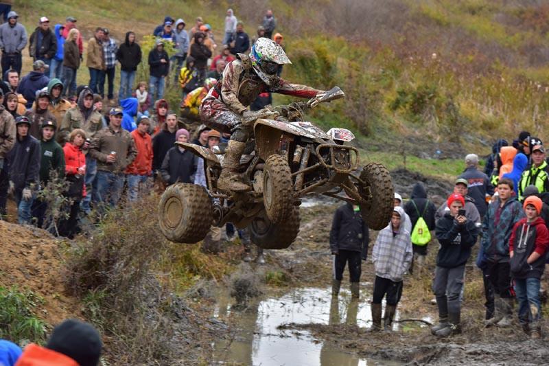Westley Wolfe jumped into the ATV racing history books this past weekend as the young ITP-backed racer secured the College A (16-21) class title with a win at the Powerline Park GNCC in Ohio. According to GNCC, Wolfe is the first amateur racer to ever record a GNCC title the same year he also won an AMA ATV MX title.