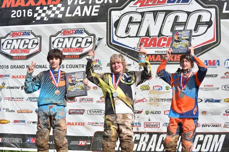 Randall Ervin took home the overall win on his birthday,followed by Hunter Riemer in second and Zack Davidson in third.Photo: Ken Hill