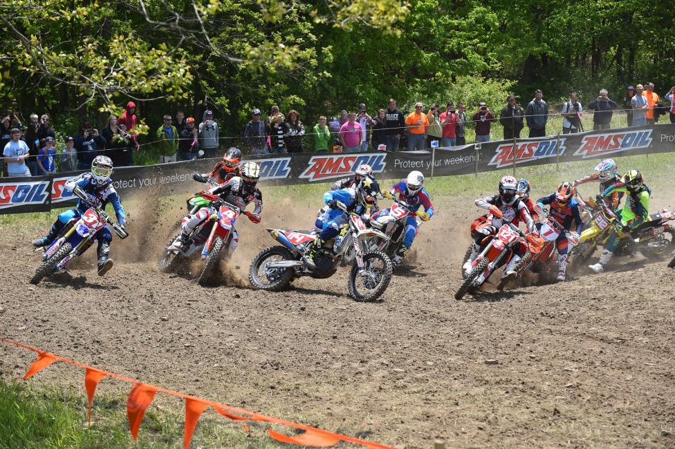 Daniel Milner grabbed the $250 All Balls Racing XC1 Pro Holeshot Award.Photo: Ken Hill