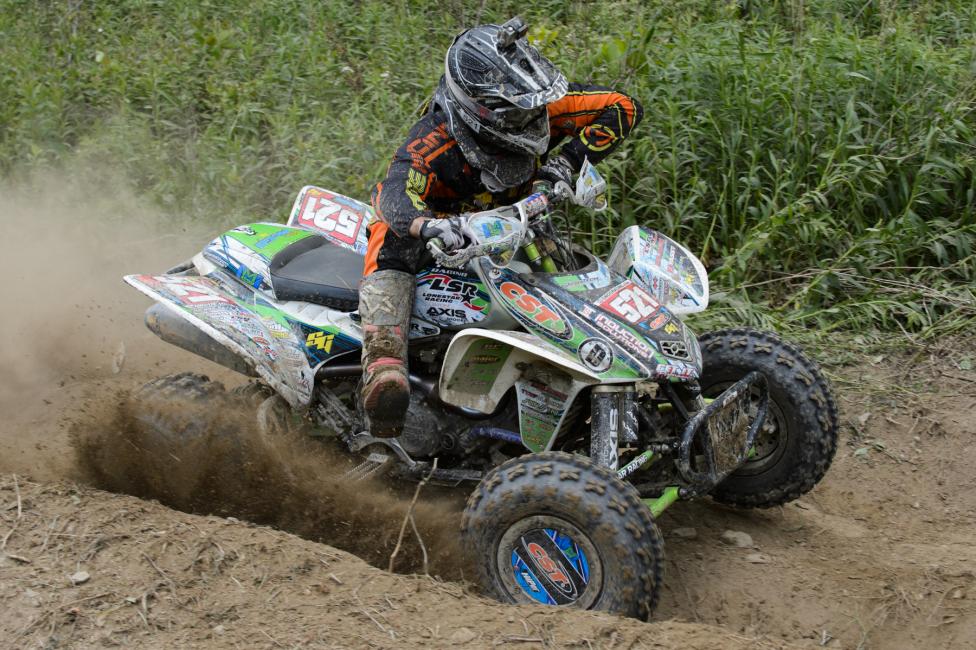 Adam McGill struggled with getting a flow on the track, but still managed to come out with a third place overall finish.Photo: Ken Hill