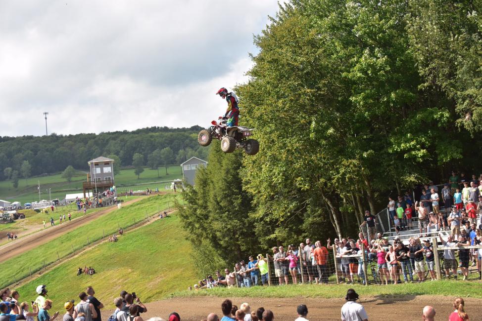 Landon Wolfe had one of his best races with fifth overall.Photo: Ken Hill