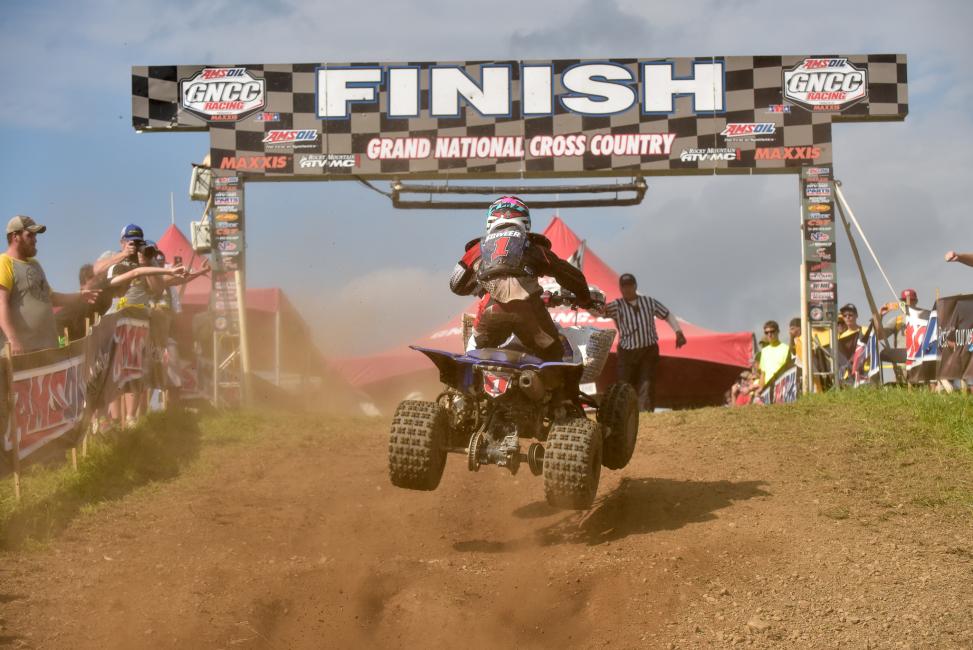 Walker Fowler leaves the Unadilla GNCC with a 39-point leadin the National Championship standindgs.Photo: Ken Hill