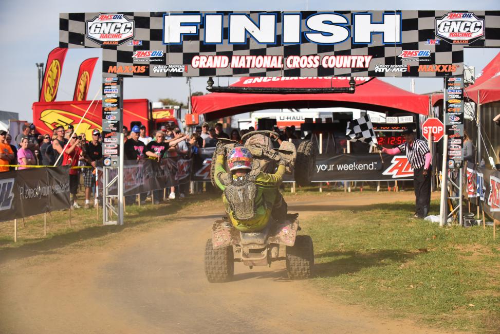 After a hard faught season, Jarrod McClure earned his first overall win of the year.Photo: Ken Hill