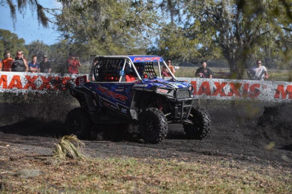 Barnes and McGhee got off to a great start aboard the Polaris RZR S 1000.