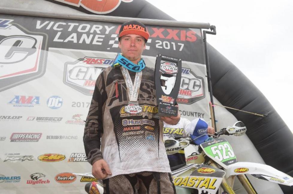 Despite a podium finish, Michael isn't satisfied until he's in the center.