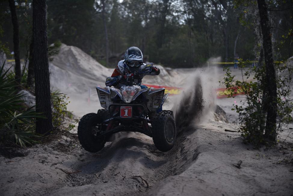 Walker Fowler rode his way to the center of the podium at the Wild Boar GNCC in Florida.
