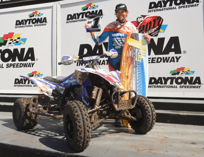 Chad Wienen started his year off strong with an overall win at the FLY Racing ATV Supercross.