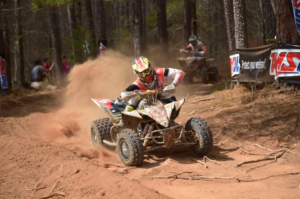 Brycen Neal was able to lead half of the race, proving it won't be long until he stands in the middle of the box.