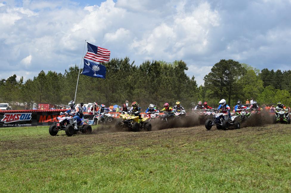 Walker Fowler jumped out to the early lead and earned the $250 Wiseco Holeshot Award.