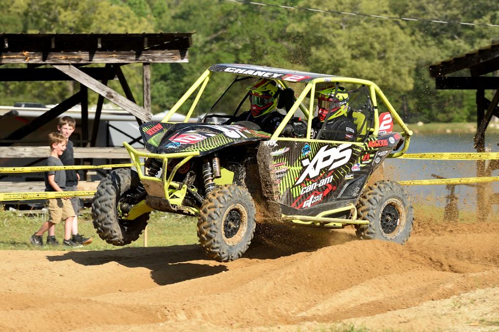 Kyle Chaney took the top spot on the box in the UTV division.