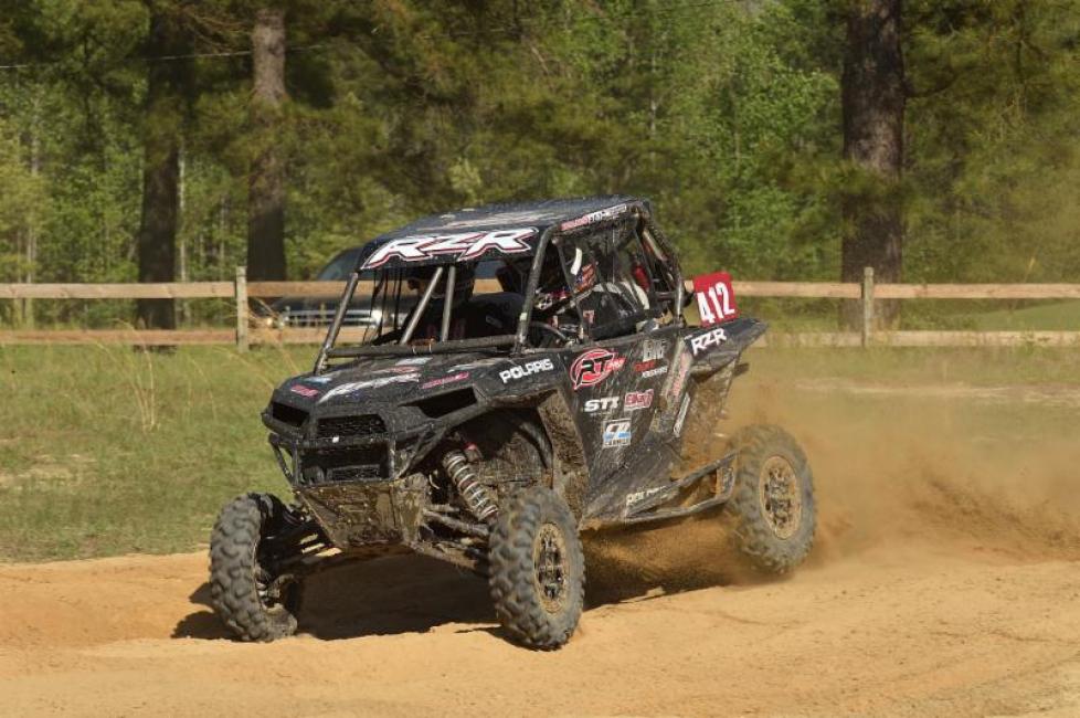 The Polaris RZR XP 1000 handled the rough conditions with ease.