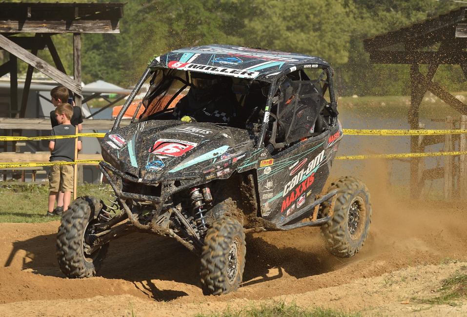 Hunter Miller finished one spot behind Chaney to give Can-Am Maverick side-by-side vehicle racers a 1-2 finish at the Camp Coker GNCC.