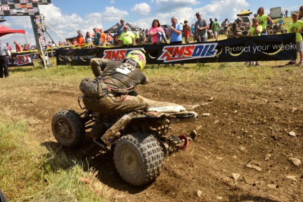 Tough luck for Neal, who broke down just before the finish.