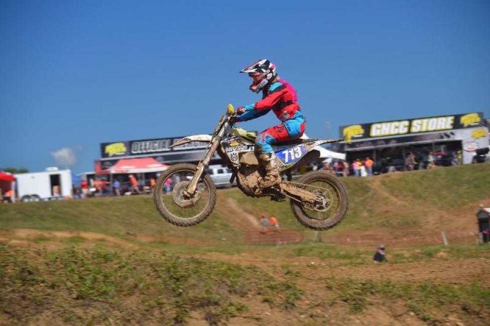 Tayla Jones on the motocross track at the John Penton.
