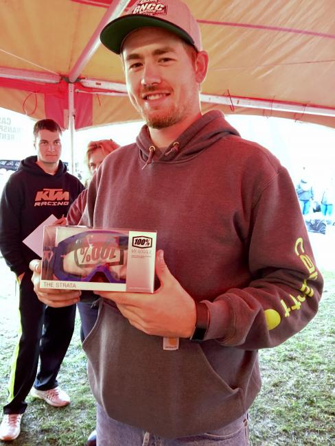 Daniel Sill earned himself a new pair of goggles by helping out GNCC and being a 100% Hometown Hero!