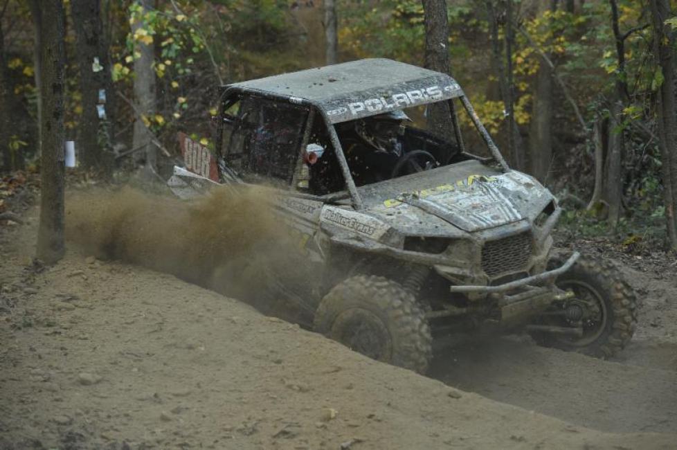 Bad luck for the duo of Sean Bogdan and Jade Kiger in the XC1 Pro UTV class.