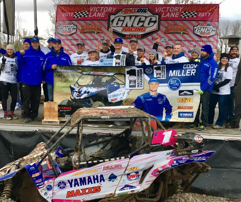 Cody Miller earned his second-straight GNCC UTV National Championship.