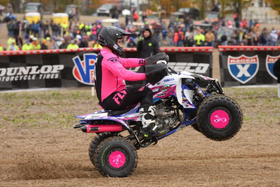 Fan favorite Johnny Gallagher gives the crowd a show before the race.