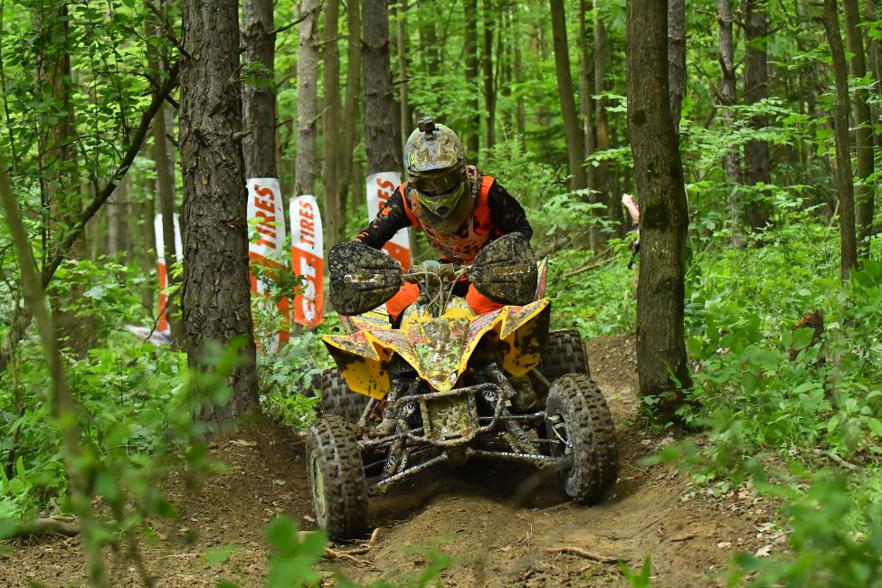 Hunter Hart earned his sixth win of the season at his hometown race.