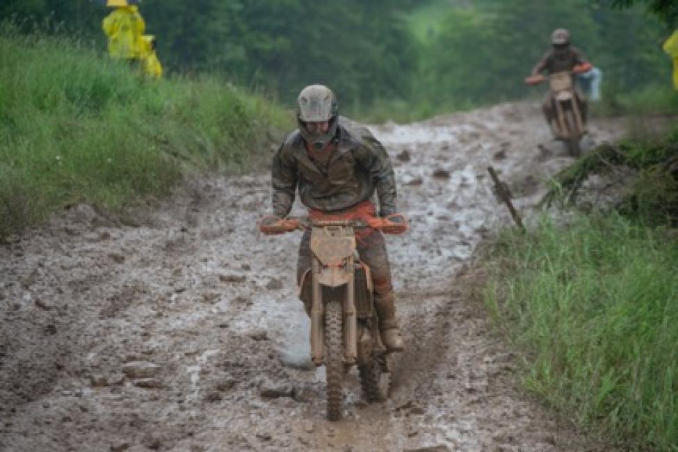 Chris Bach returned to GNCC Racing on a KTM 125 SX. (photo by Darrin Chapman)