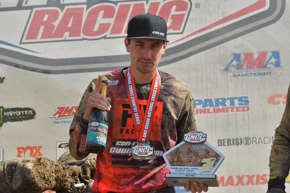 Kevin Cunningham won his eighth 4x4 Pro ATV class event of the year aboard his Can-Am Renegade X xc 1000R ATV, giving him a 45-point lead with a couple rounds remaining in 2018.