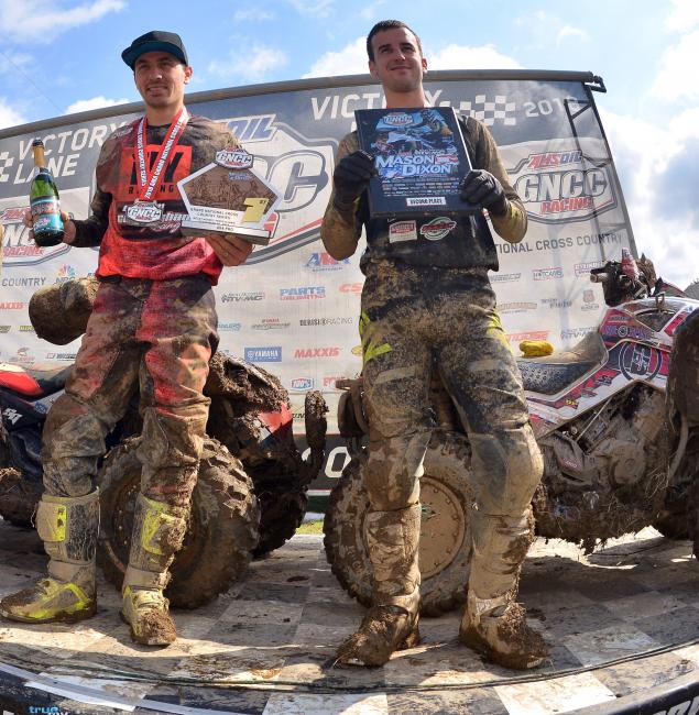 Can-Am swept the 4x4 Pro Class podium and three other amateur classes in Pennsylvania. Cunningham (left) and runner-up Landon Wolfe went 1-2 in the 4x4 Pro Class.