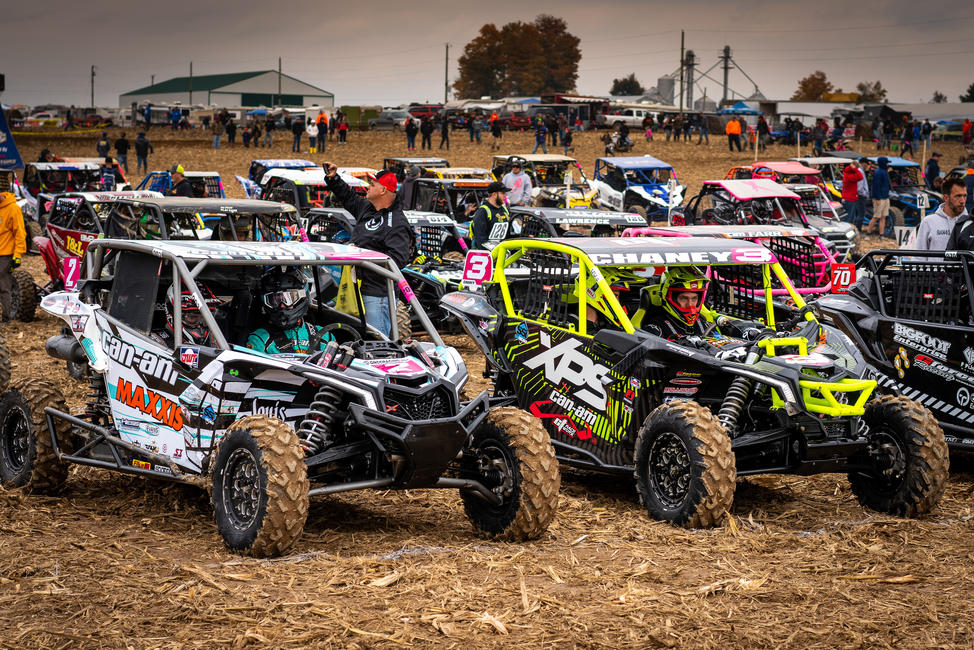 Hunter Miller (2) and Kyle Chaney (3), who won the Ironman finale, finished first and second respectively on the year for the final GNCC XC1 Pro Turbo UTV championship.