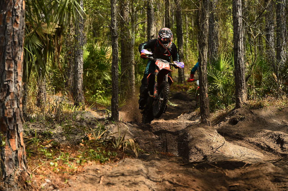Steward Baylor Jr. captured the season opener win after a grueling three-hour race in the Florida sand.