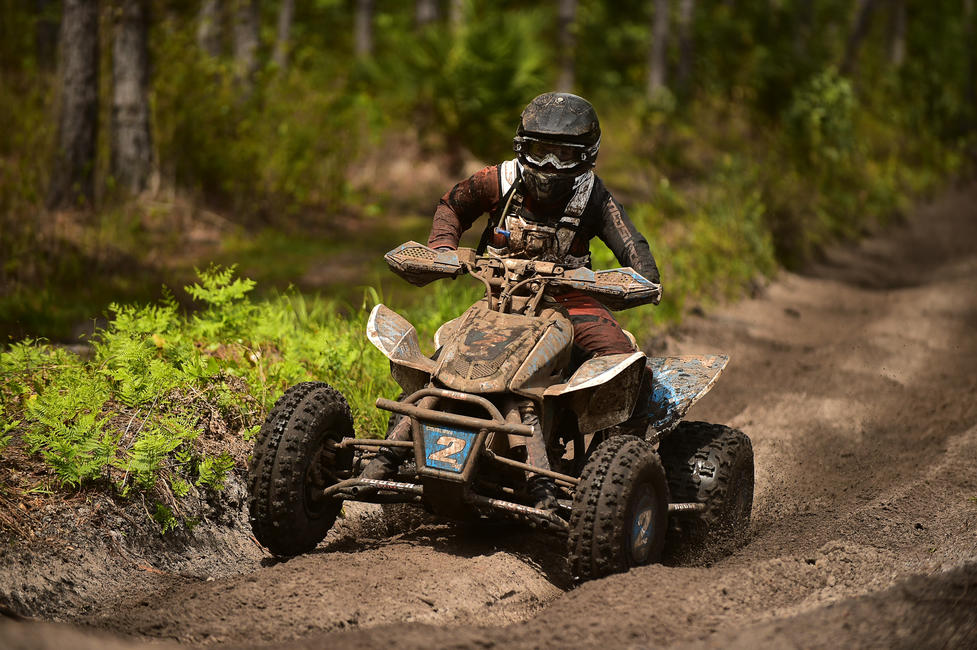 Katelyn Osburn earned the ATV WXC win at the Moose Racing Wild Boar GNCC.
