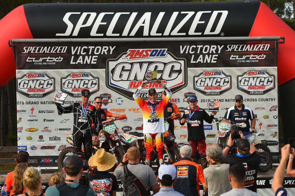XC2 250 Pro Wild Boar GNCC Podium