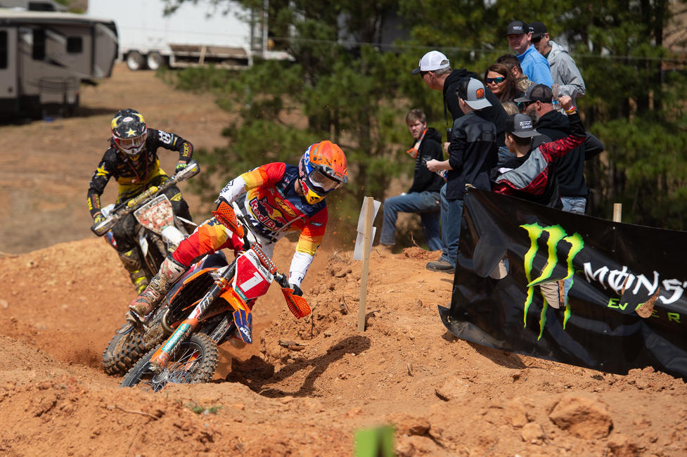 Kailub Russell and Trevor Bollinger battled back and forth throughout the day, Russell would take the win with Bollinger in second.
