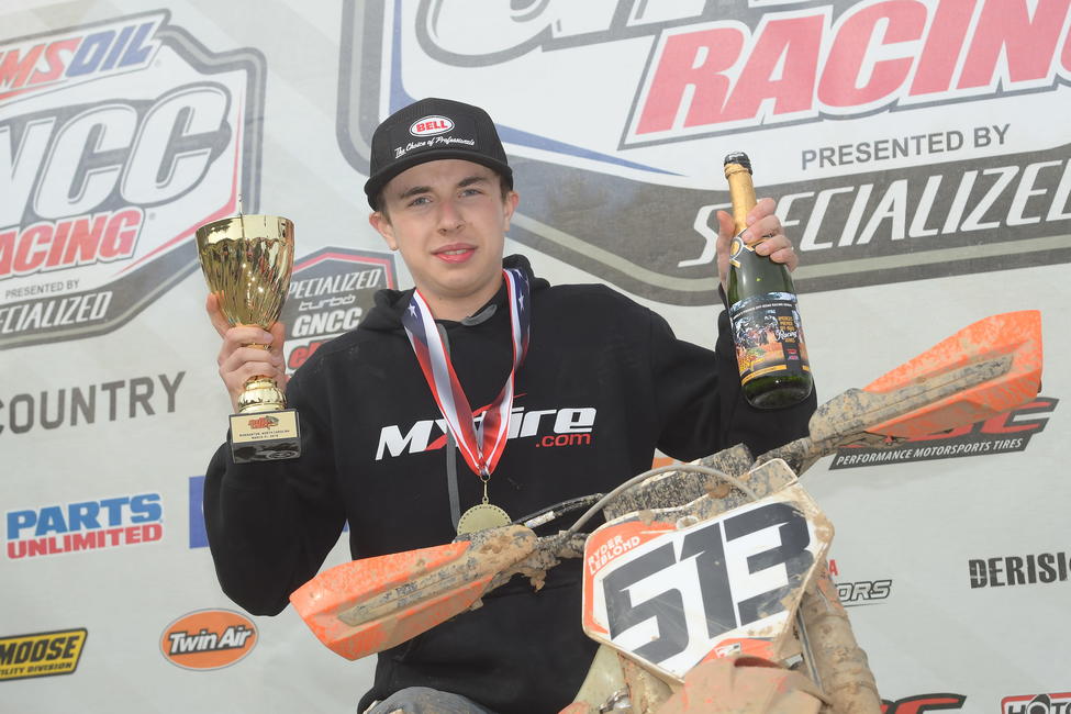 Ryder Leblond took home the Top Amateur honors after finishing 23rd overall and earning the 250 A class win.