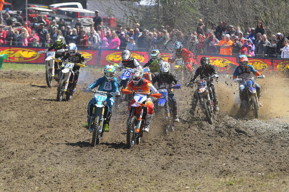 The FMF XC3 125 Pro-Am class battles are on to keep an eye on during Sunday's afternoon race.