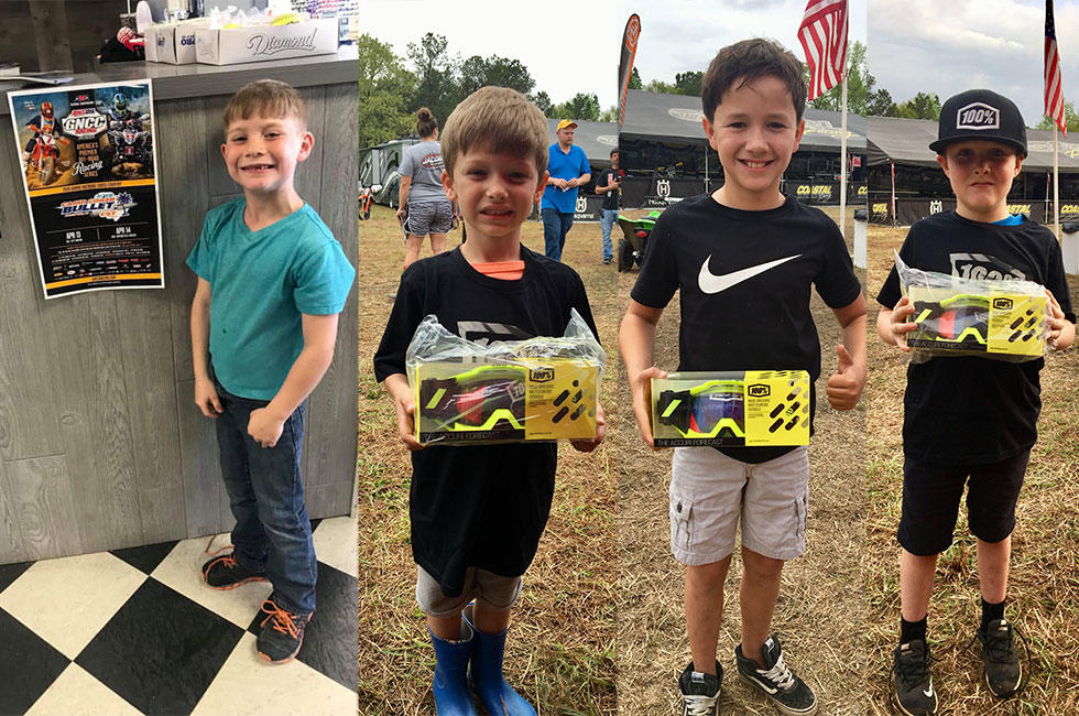 Deegan Hancock, Dawson Shealey, Rivers Morris and Trent Gaines all particpated for Camp Coker Bullet, earning themselves some 100% swag!