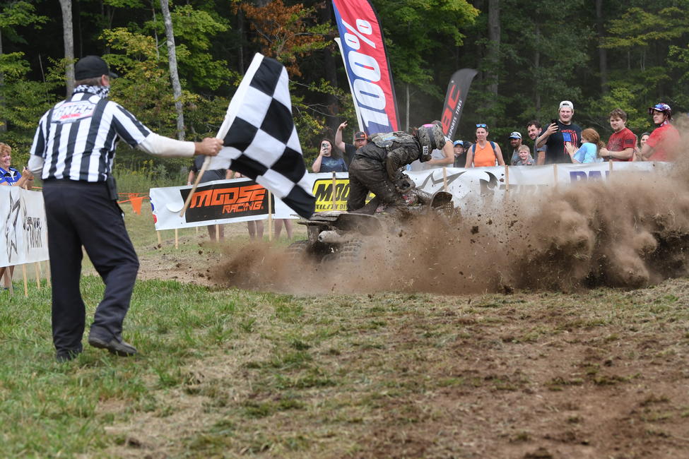 McGill Mafia/Obor Tires/LSR/Moose Racing’s Adam McGill brought home the Mountaineer GNCC overall win.