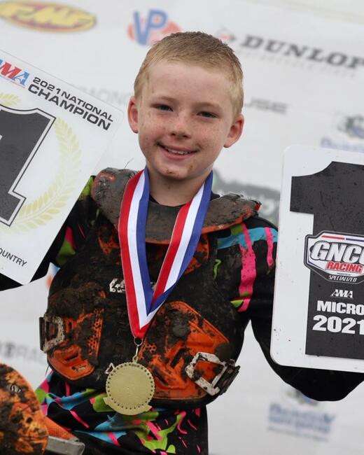 Hunter Hawkinberry Micro Bike Champion