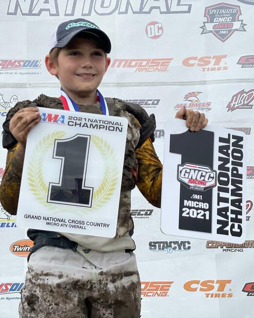 Kody Buckhannon Micro ATV Champion