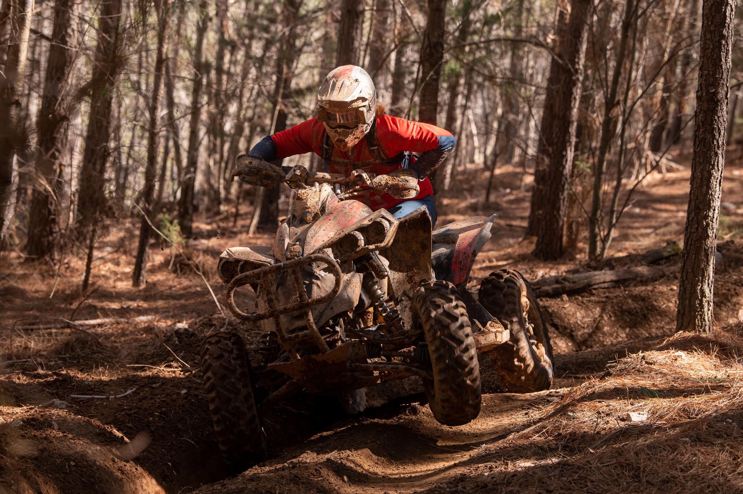 Haedyn Mickelson on his way to earn the 4x4 Pro Overall win.