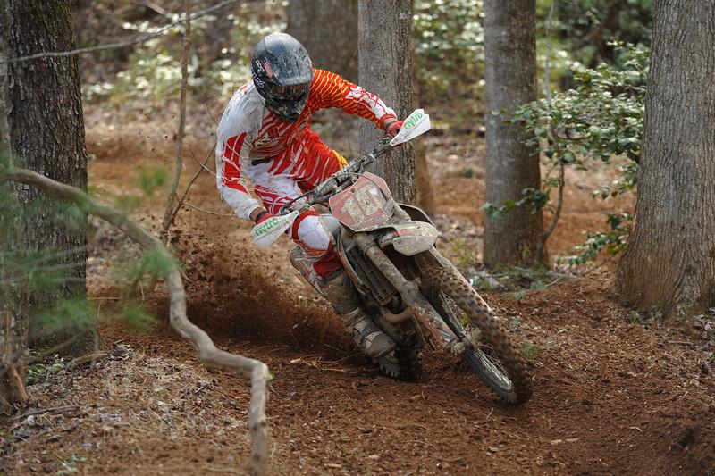 Chris Bach put in a solid ride in his 