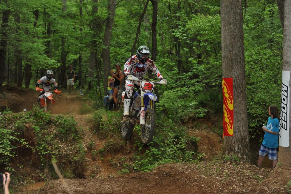 Whibs and the infamous Big Buck creek jump 