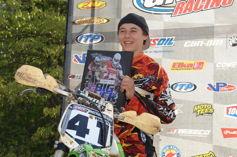 Christopher Vendetti overcame injury to take second overall at Big Buck 
