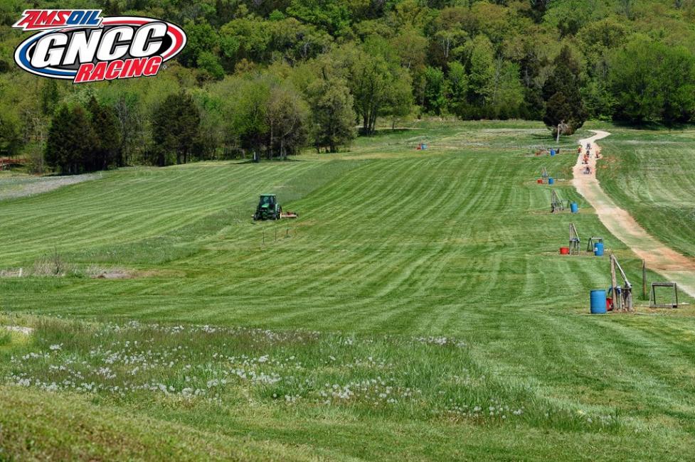 The golf course is ready for GNCC Racers 